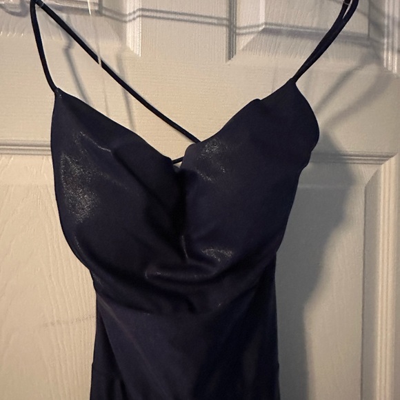 PROM SEASON, make an offer! 
Gorgeous navy shimmer prom gown - Picture 6 of 9